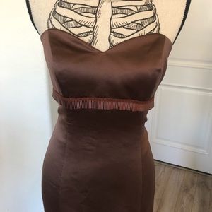 Bari Jay Chocolate Brown mermaid dress